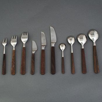 BERTEL GARDBERG, bestickuppsättning 159 dlr "Lion de Luxe", Hackman, Finland, efter 1958, schatull från Stig-Bolaget.