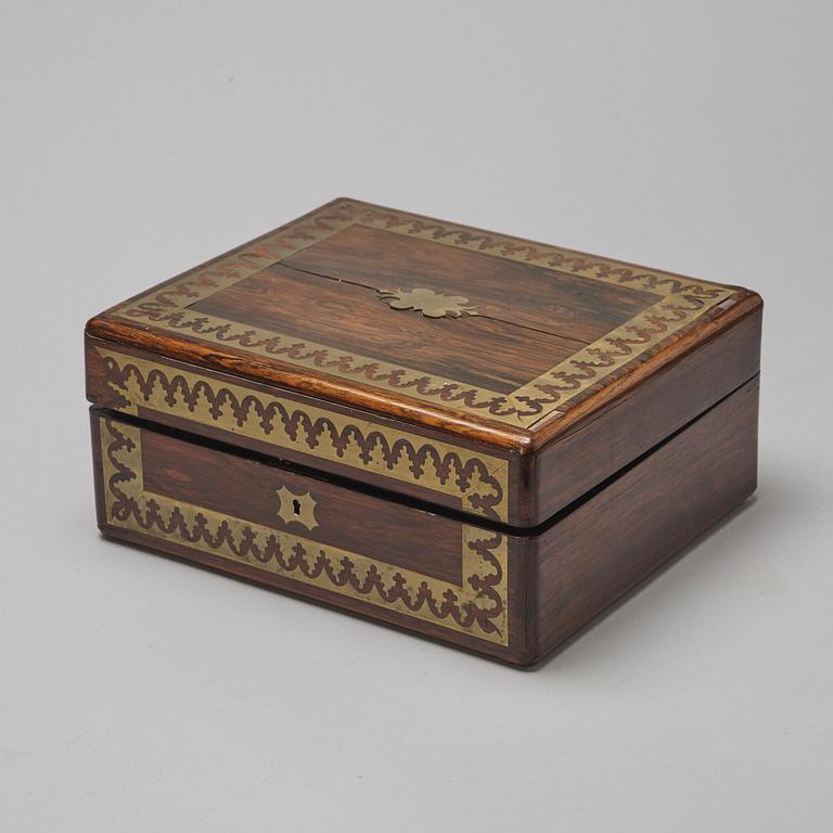 A dressing casket, 19th ct.