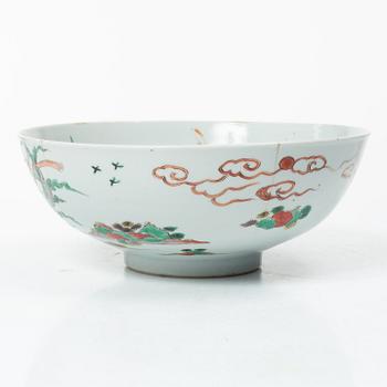 Skål, porslin, Kina, Kangxi (1662-1722).