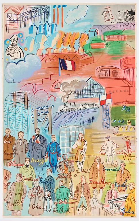 Raoul Dufy After, Portfolio "La Feé Electricité" (10).