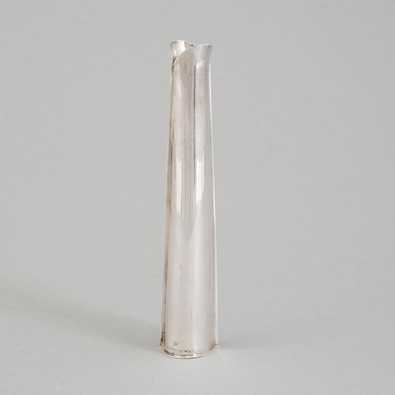 TAPIO WIRKKALA, a "TW 36" silver vase, Kultakeskus, Finland 1959.