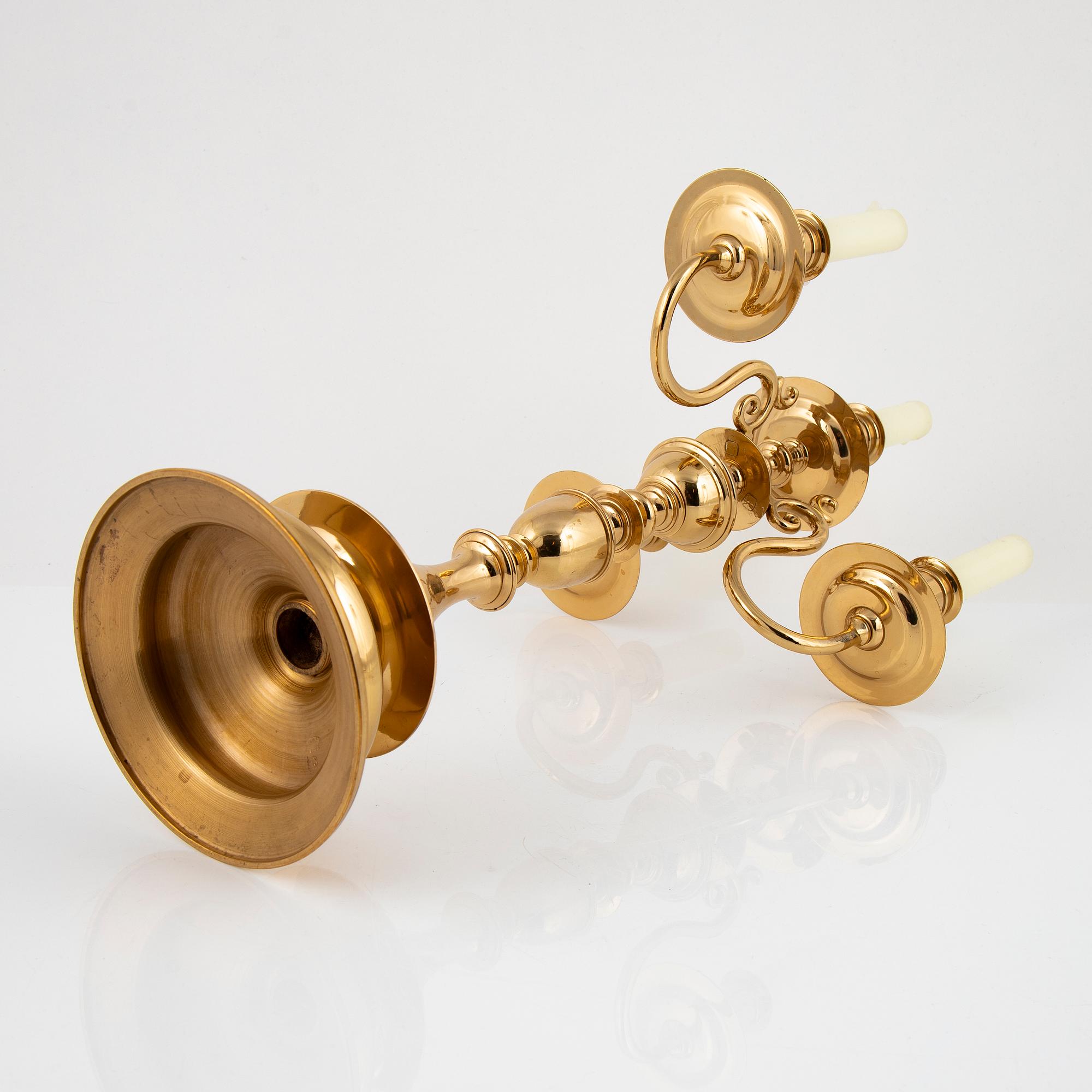 Kandelaber, modell nr 3, Gusums Bruk, 1900-talets första hälft.