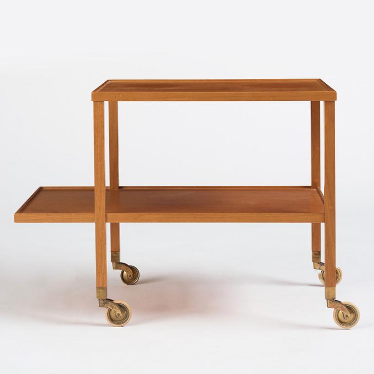 Josef Frank, a mahogany serving trolley, Svenskt Tenn, Sweden, model nr 470.