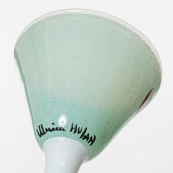 Ulrica Hydman-Vallien, vinglas, 12 st, Kosta Boda, Artist Collection / Atelier / Limited Edition.