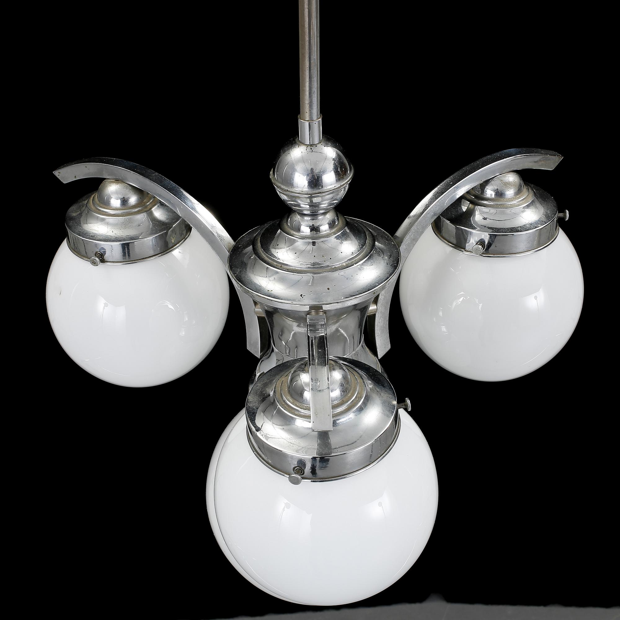 TAKLAMPA, art deco, 1940-tal.