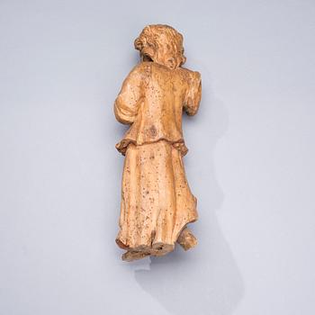 SKULPTUR, lindträ, Mellaneuropa ca 1700.