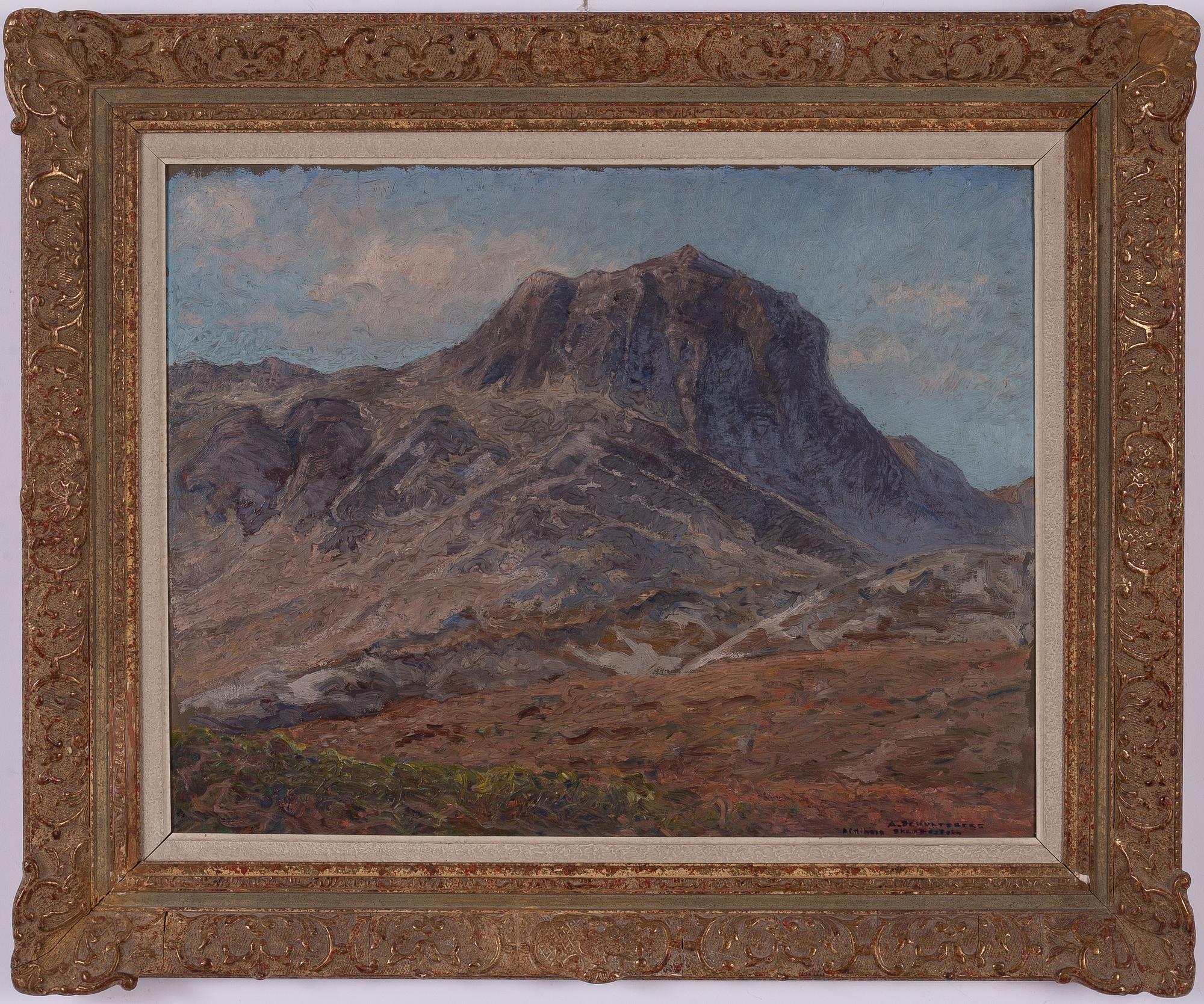 Anshelm Schultzberg, Fjällandskap (Titeln svårtydd).