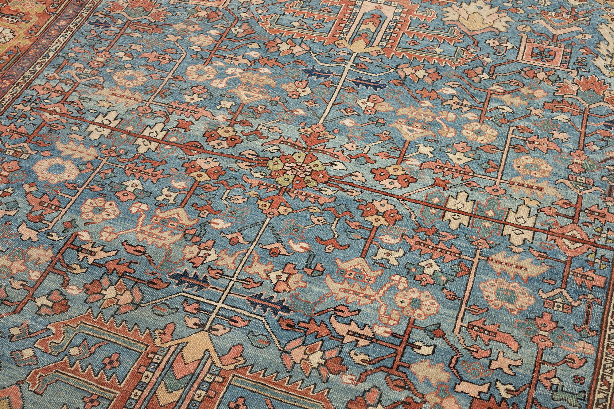 Carpet, Heris, approx. 355 x 290 cm.