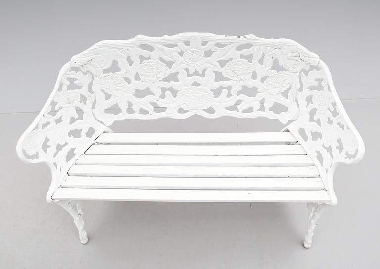 TRÄDGÅRDSSOFFA, aluminium, 1900-talets andra hälft.