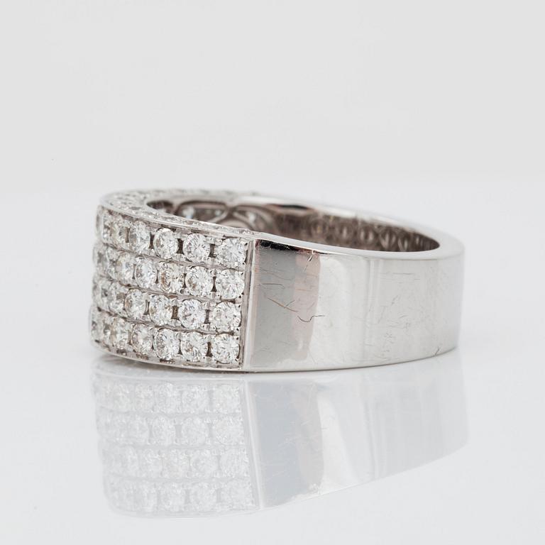 A diamond ring, 2.02 cts according to engraving.