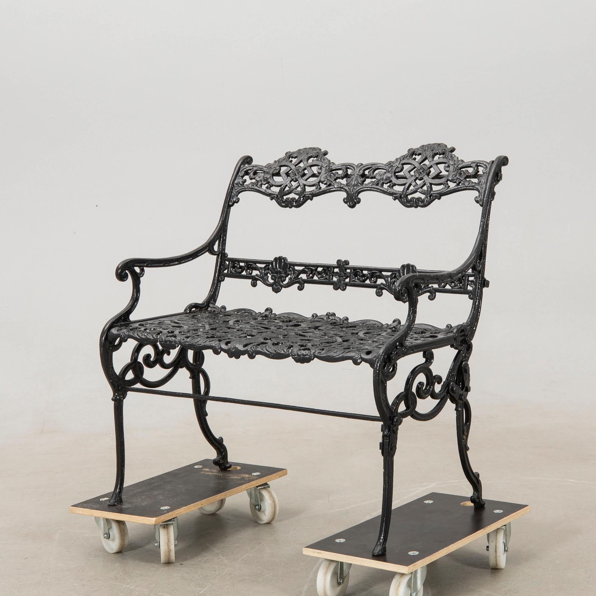 Garden sofa, first half of the 20th century.