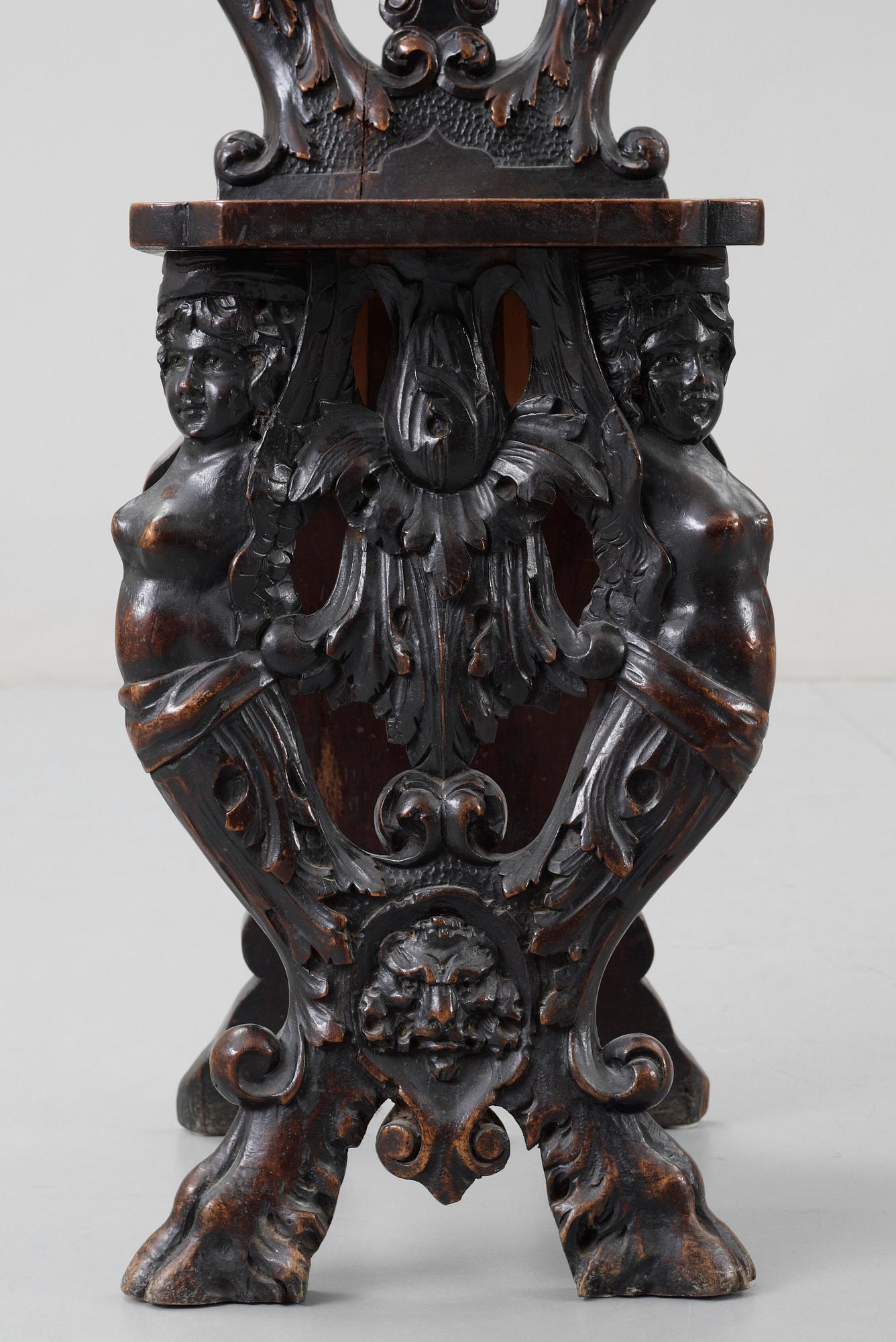 STOL, barockstil, Italien, 1800-tal.