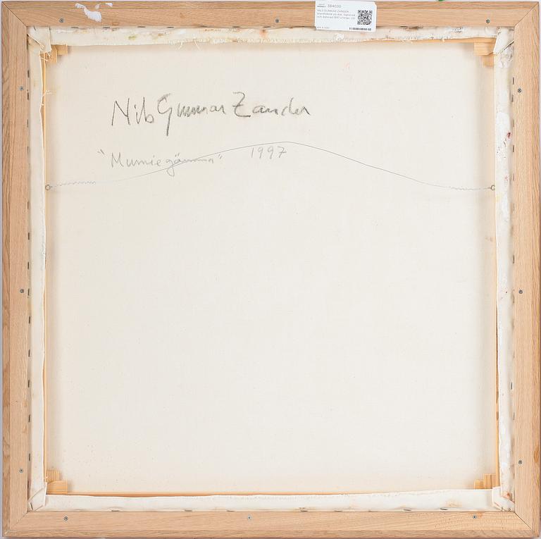 NILS GUNNAR ZANDER, blandteknik på duk. Signerad och daterad 1997 a tergo.