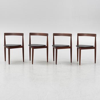 Hans Olsen, four 'Roundette' chairs, Frem Røjle, Denmark, 1950's/60's.