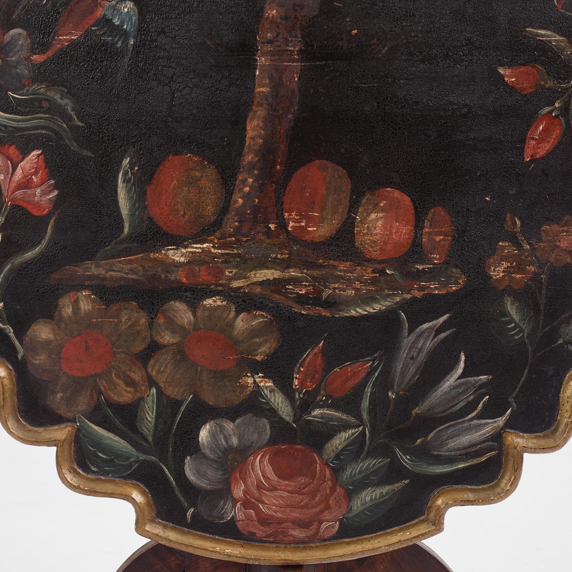 Fällbord, Sverige, 1700-talets första hälft, Senbarock.