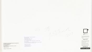 Henrik Bonnevier, fotografi signerad och numrerad 2/3 a tergo.