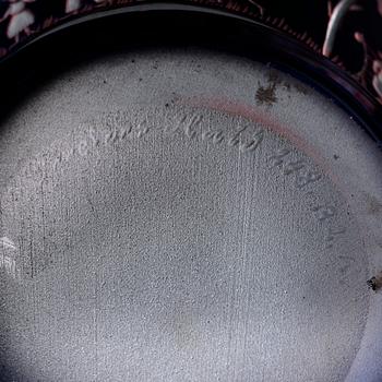 Edward Hald, an engraved glass bowl "Fireworks", Orrefors, Sweden 1945.