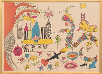 NIKI DE SAINT PHALLE, colour lithographe, signed, e.a.