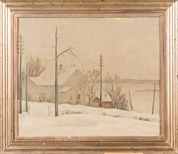 VÄINÖ KAMPPURI, oil on canvas, signed and dated -41.