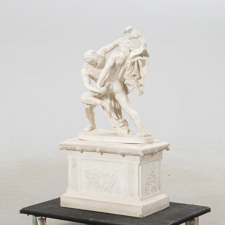 Johan Peter Molin, after, "Belt buckle" Gustavsberg parian around 1900.