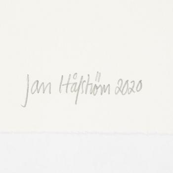Jan Håfström, etching in colours, 2020, signed 45/50.