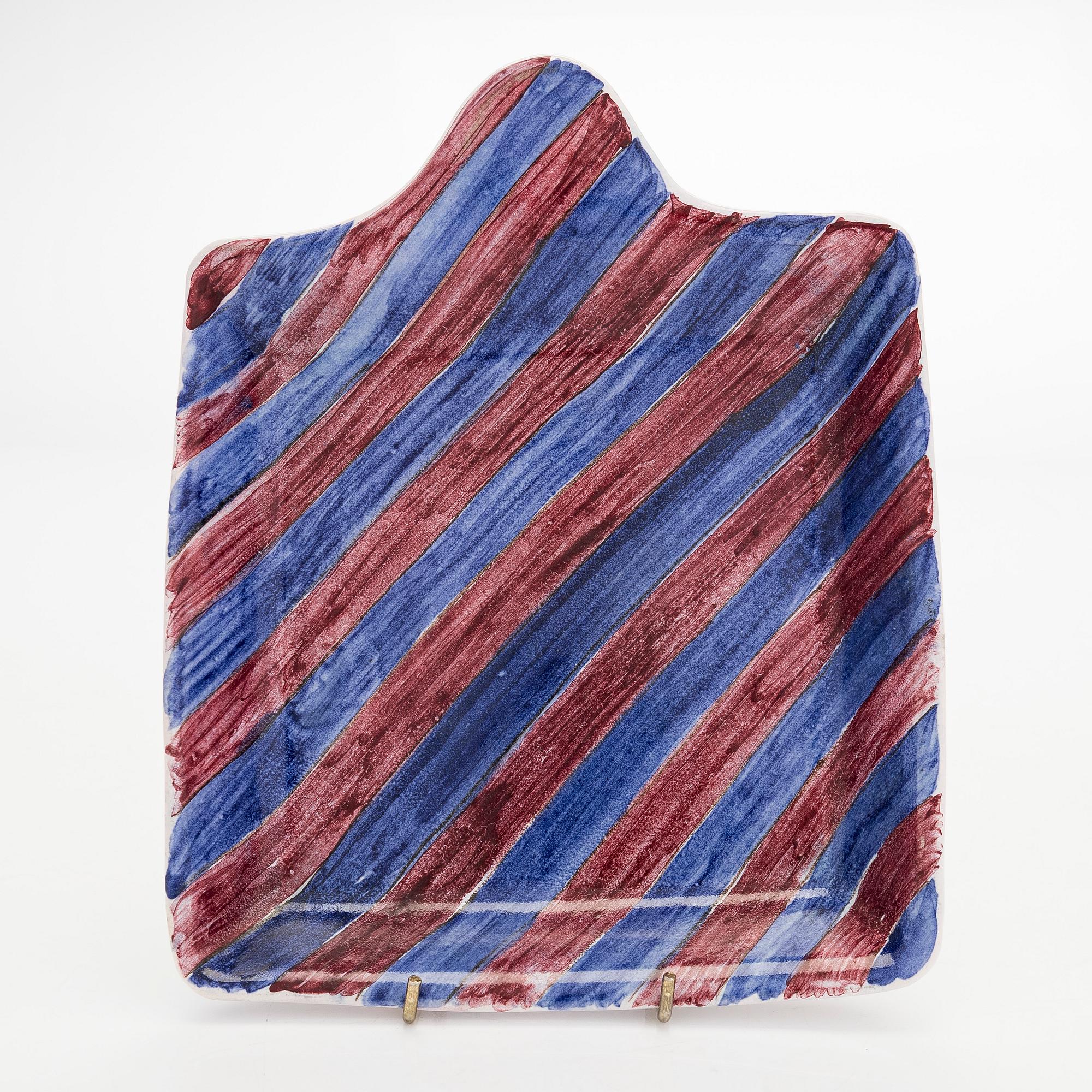 Birger Kaipiainen, dekorationsfat, keramik, signerad BK.