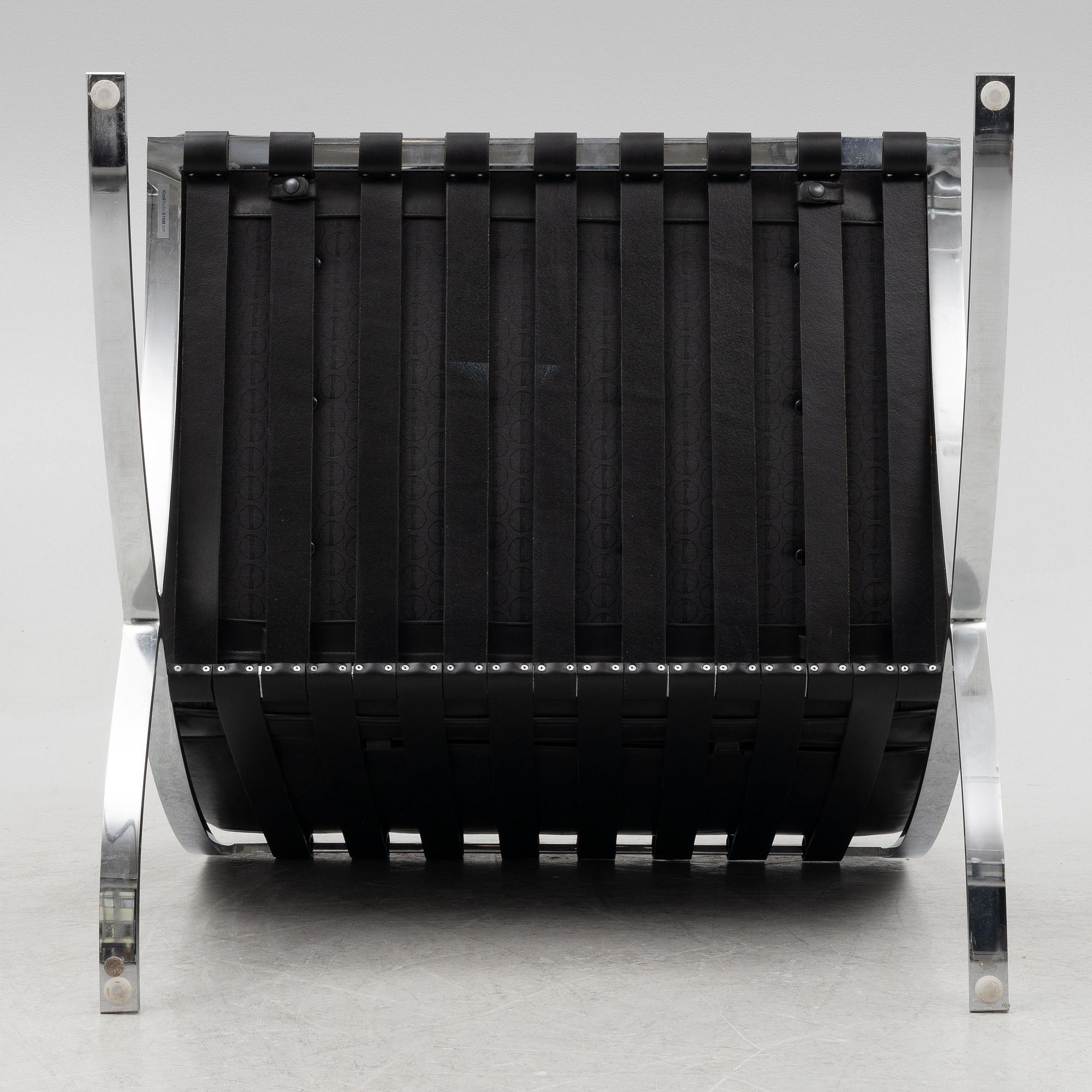Ludwig Mies van der Rohe, a pair of "Barcelona" lounge chairs, Knoll.