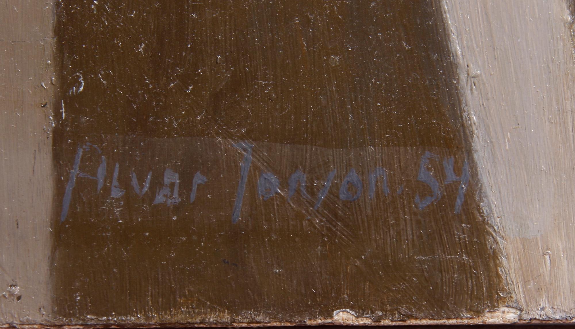 JANSSON, ALVAR, olja på duk, sign o dat 54.