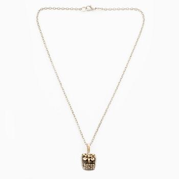Sven-Erik Högberg, attributed to, pendant with chain, silver, Gothenburg.