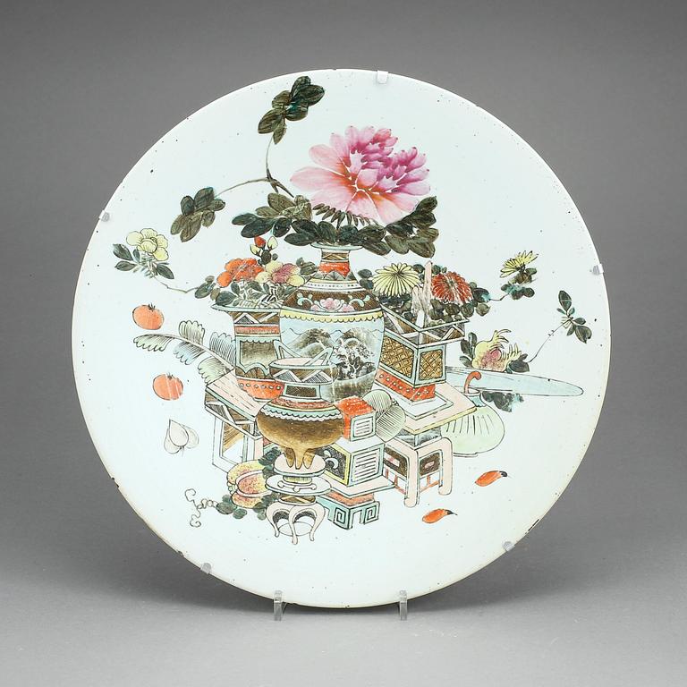 FAT, porslin, Kina sent 1800-tal.