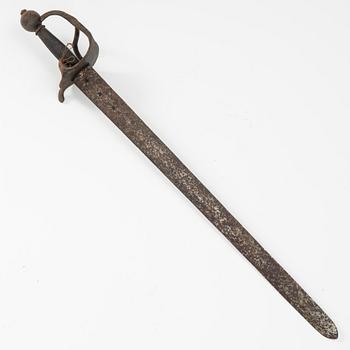 A Swedish infantry sword, 1660s.