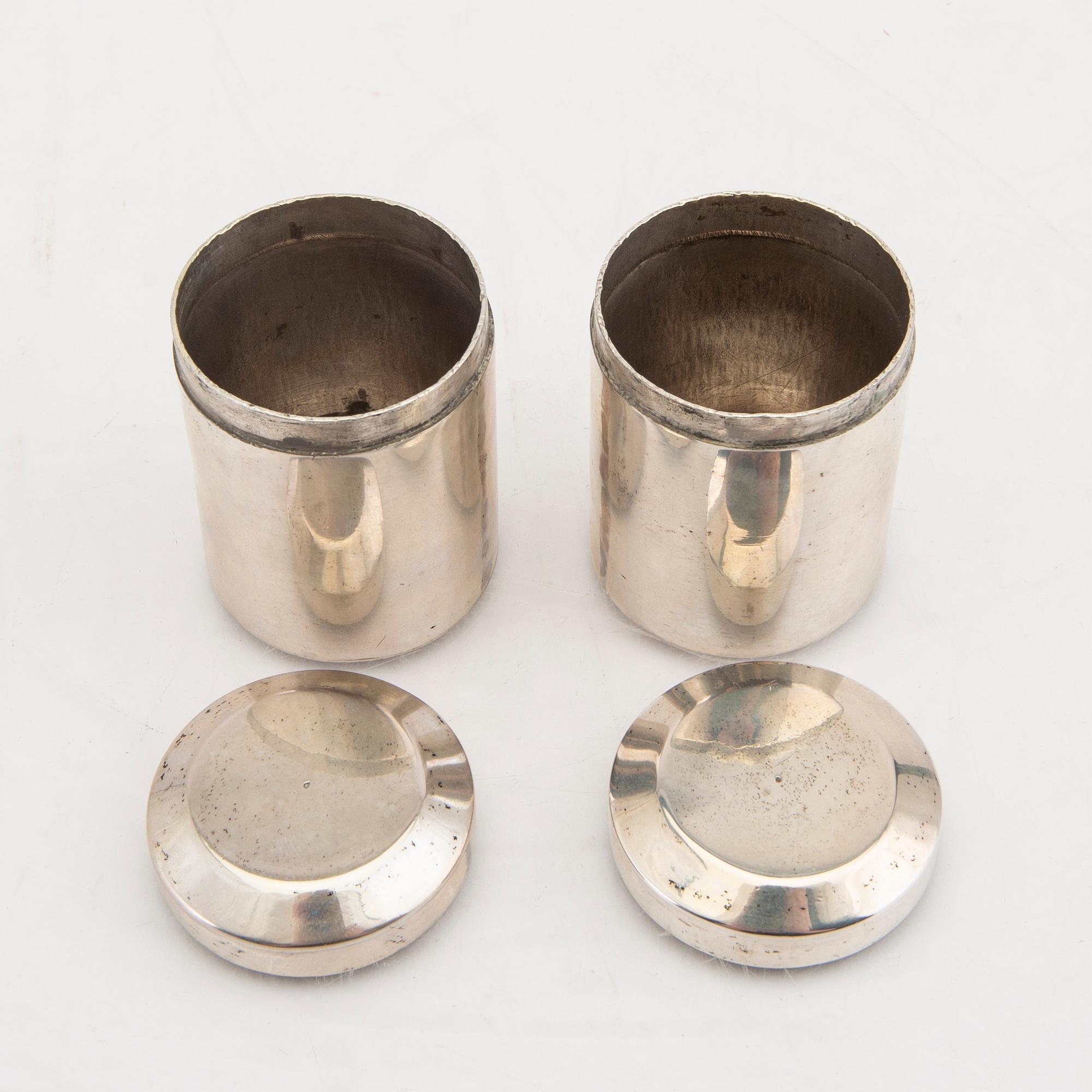 Jonas Thomasson Ronander, doser ett par silver Stockholm 1771.