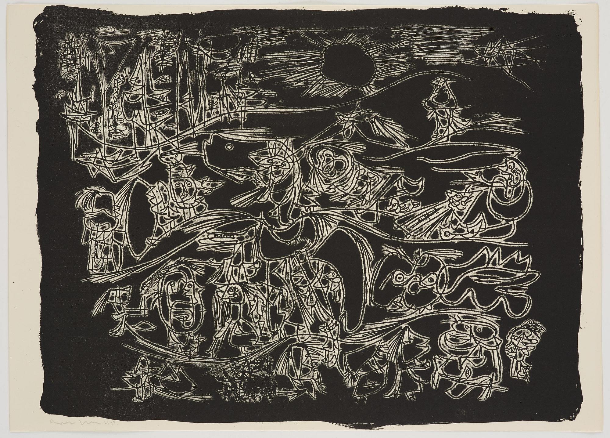 Asger Jorn, "8 Litografier".