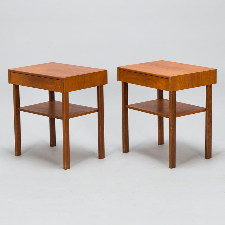 Nattduksbord, ett par, 1960-70 tal.