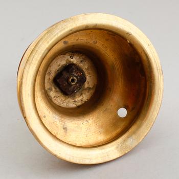 LJUSSTAKE, mässing, 1700-tal.