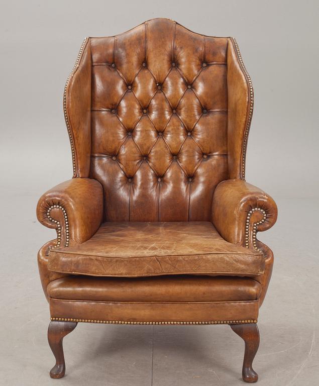 FÅTÖLJ, chippendalestil, 1900-talets andra hälft.