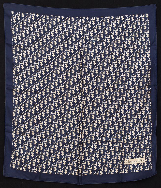 CHRISTIAN DIOR, 2 scarfs.