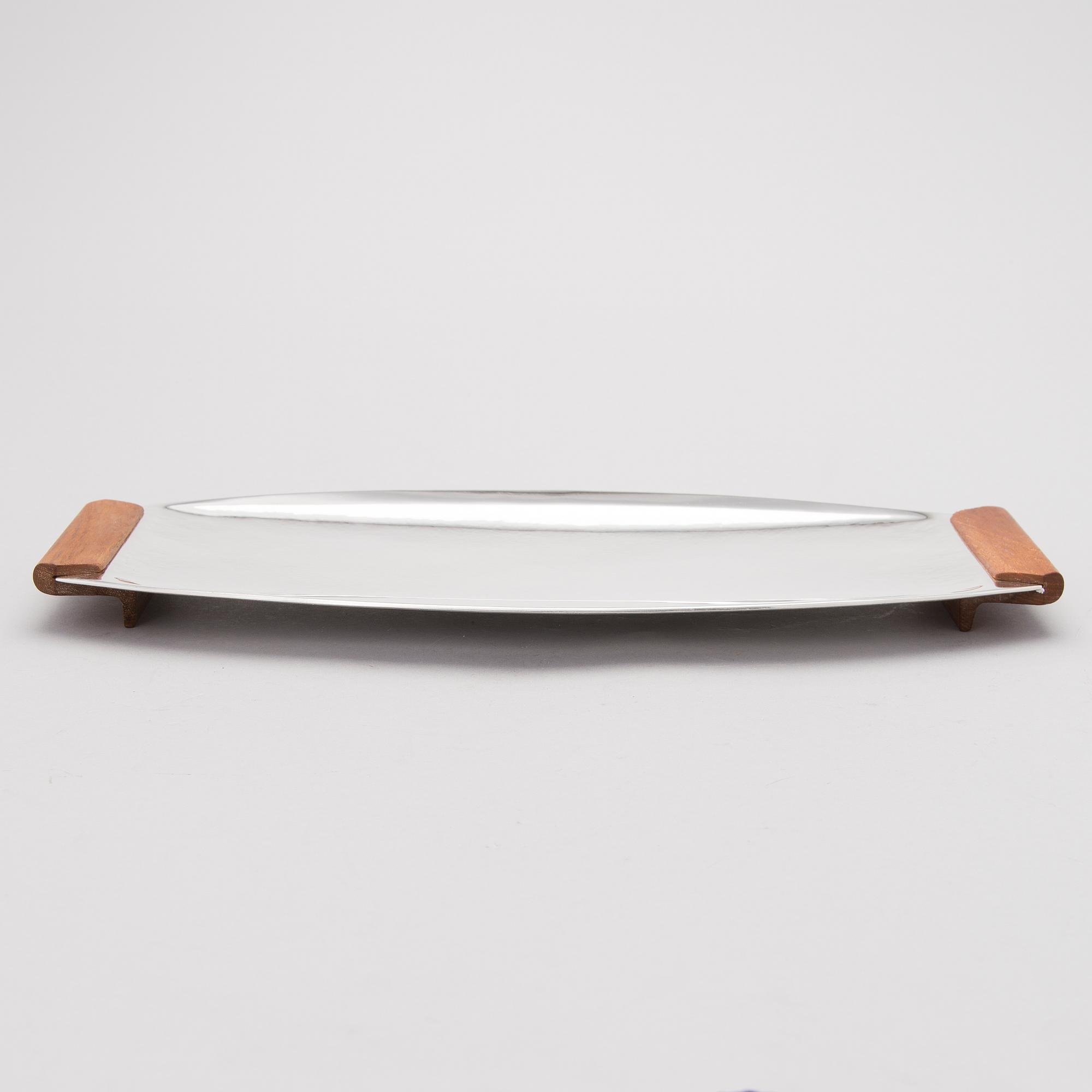 TAPIO WIRKKALA, bricka, silver (925), Hopeakeskus, Tavastehus 1970.
