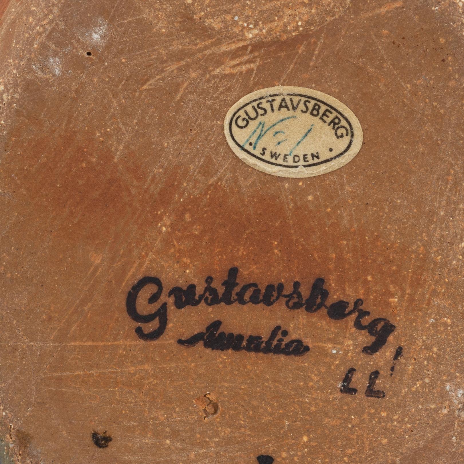 Lisa Larson, a stoneware figurine, 'Amalia' from the series 'ABC-flickorna', for Gustavsberg.