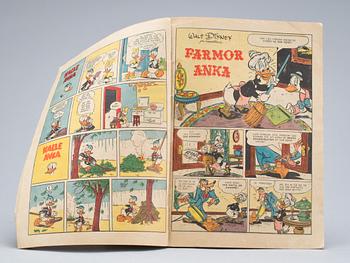 SERIETIDNINGAR, Kalle Anka & Co, 1951-1970 samt Walt Disney's serier, 45+16 st. Kvartettspel medföljer.