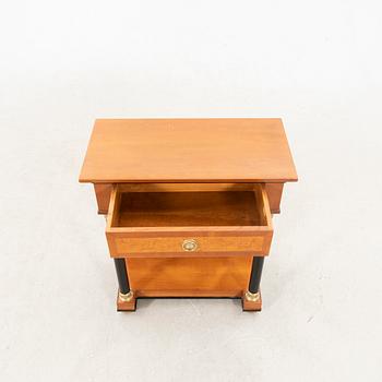 Empire-style mirror and console table, second half of the 20th century.