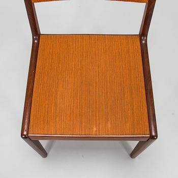 Olof Ottelin, stolar, 8 st, "Sirena", modell 221. Oy Stockmann Ab, Kervo Snickerifabrik, 1960-tal.