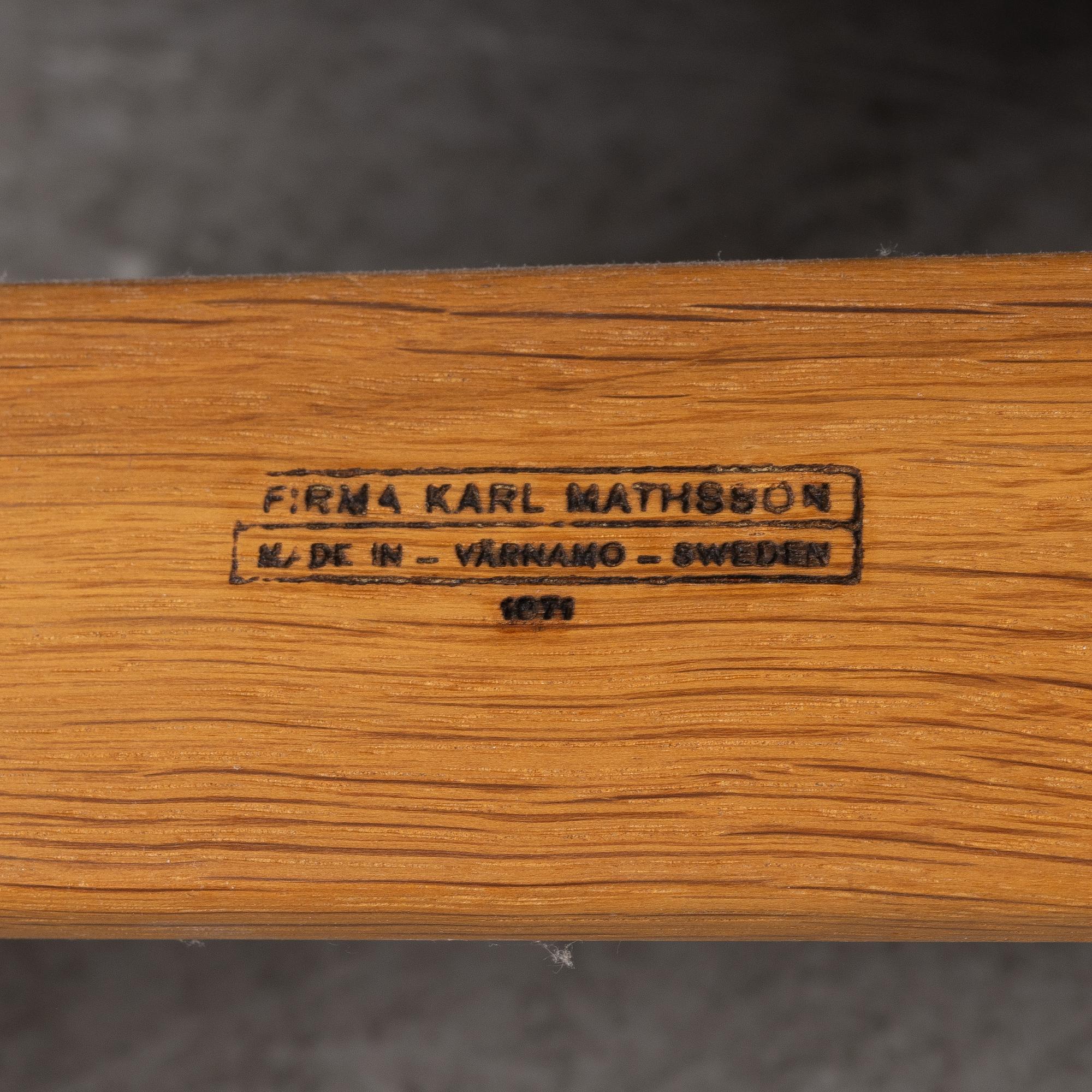 Bruno Mathsson, loungechair, "Pernilla", Karl Mathsson Company 1971.