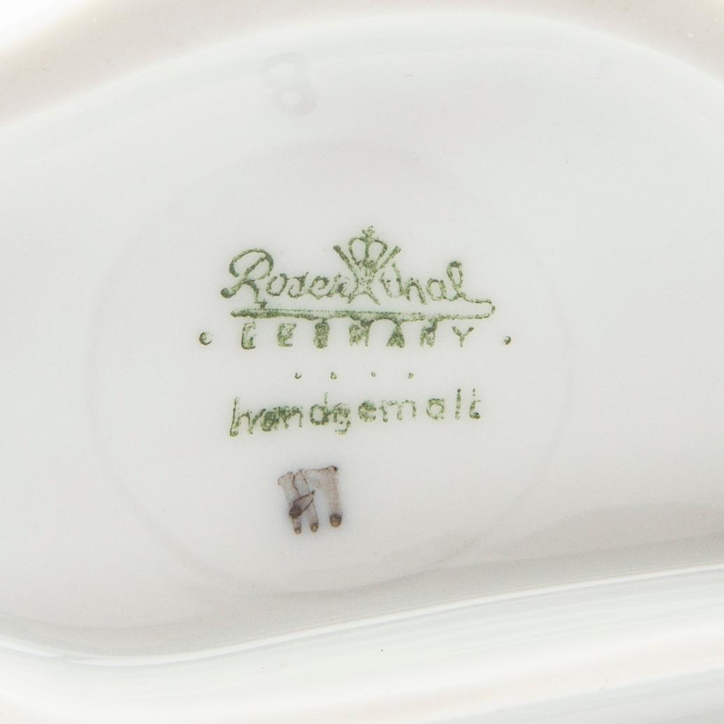 Figuriner 3 st Hutschenreuther/Rosenthal Tyskland 1900-talets mitt porslin.