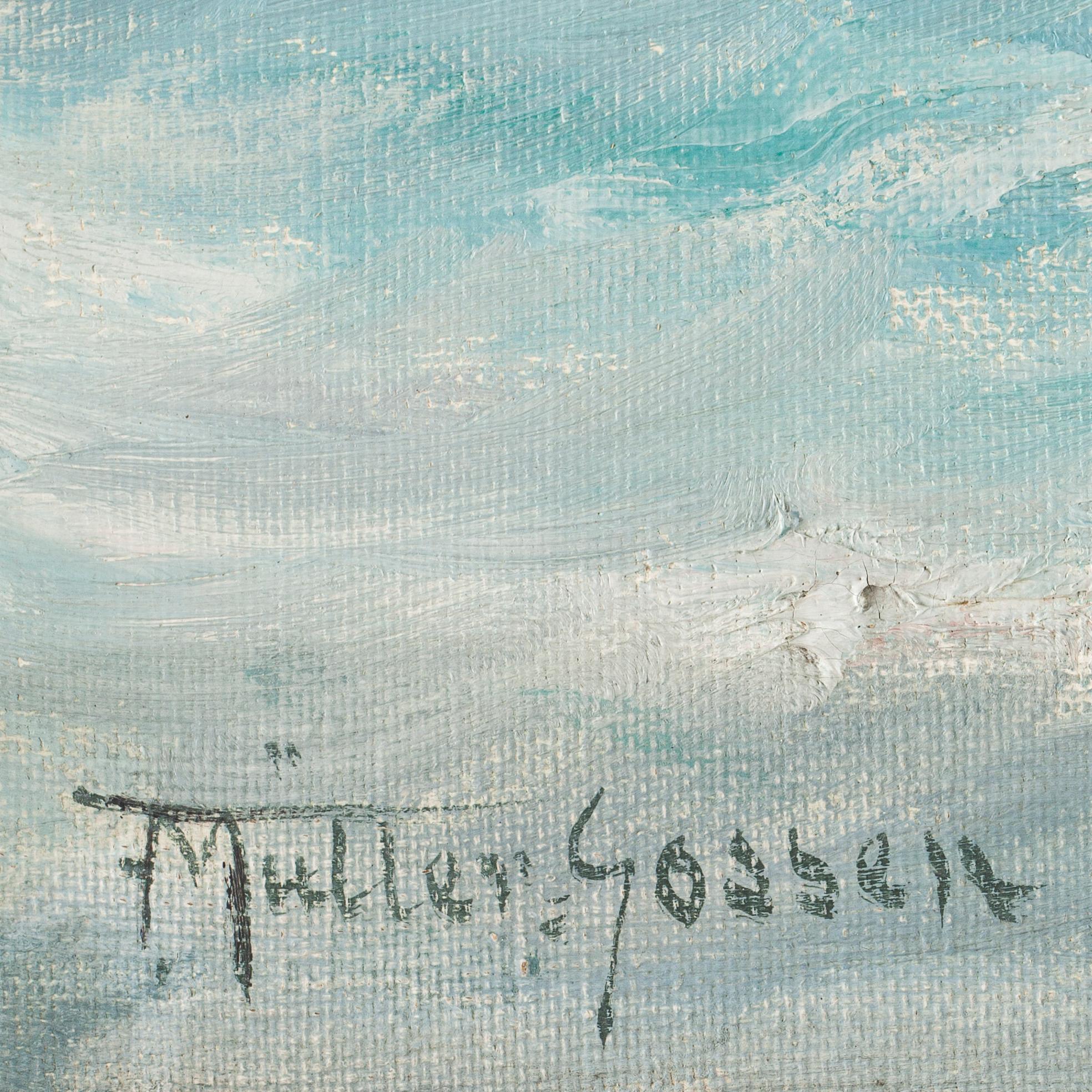 Franz Müller-Gossen, oil on canvas signed.