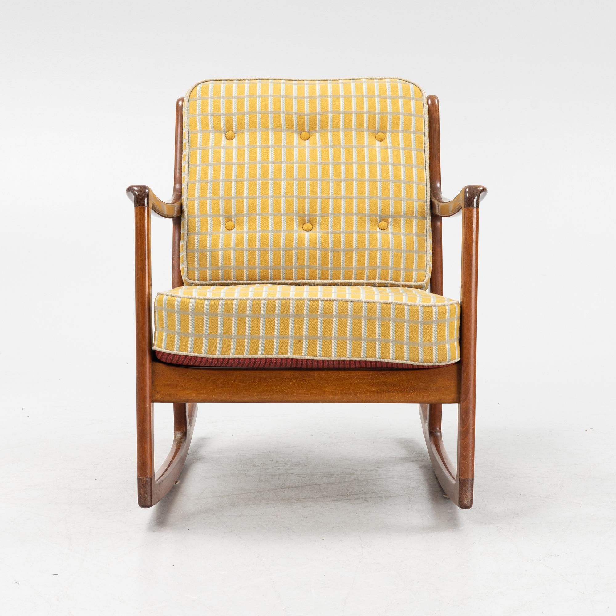 Ole Wanscher, a rocking chair, France & Daverkosen, Denmark, 1950's.