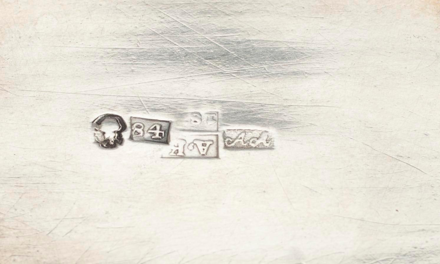 SALTKAR, silver, Andrej Astrachanzew, Moskva 1821-1835. Vikt ca 49,4 g.