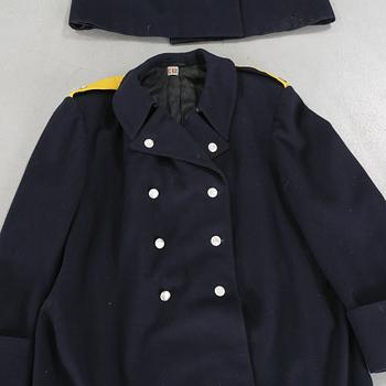 Four uniforms for the swedish army, model 1886.