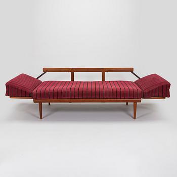 Peter Hvidt & Orla Mølgaard Nielsen, a mid-20th century sofa/daybed, France & Son, Denmark.