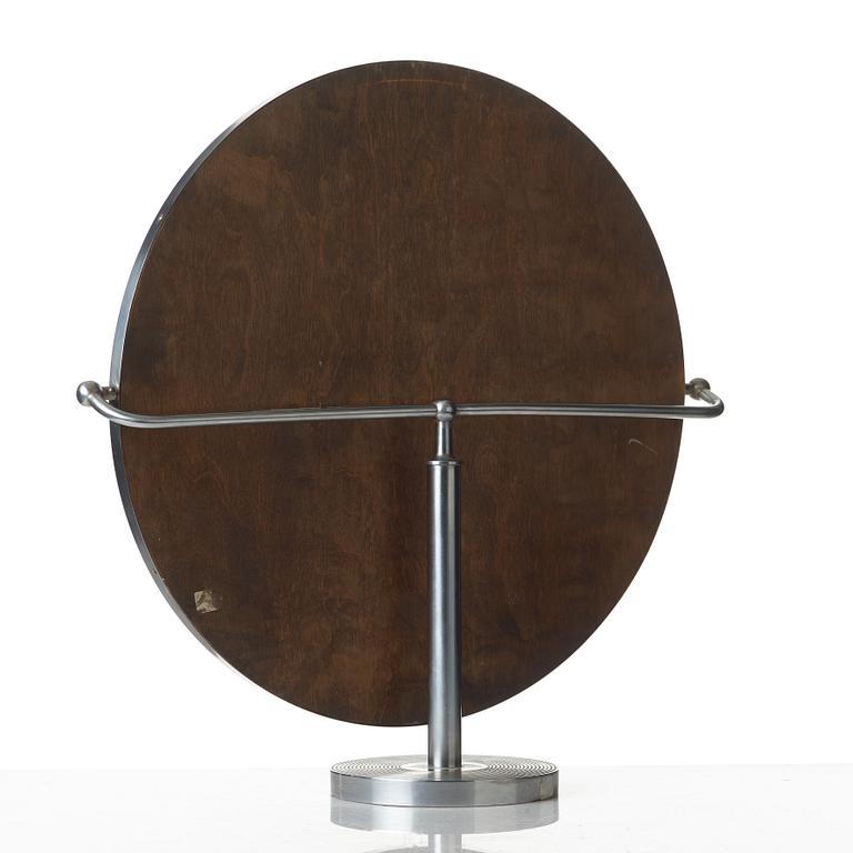 Josef Frank, a chrome plated brass table mirror, Svenskt Tenn, model 2214.